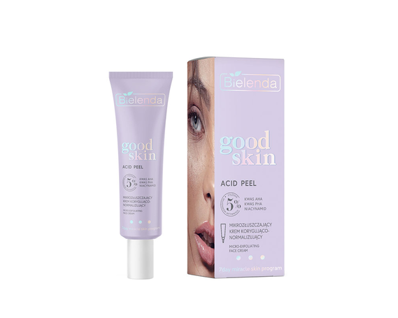 GOOD SKIN ACID PEEL Крем для лица микроотшелушивающий корректирующий с AHA + PHA купить в Минске