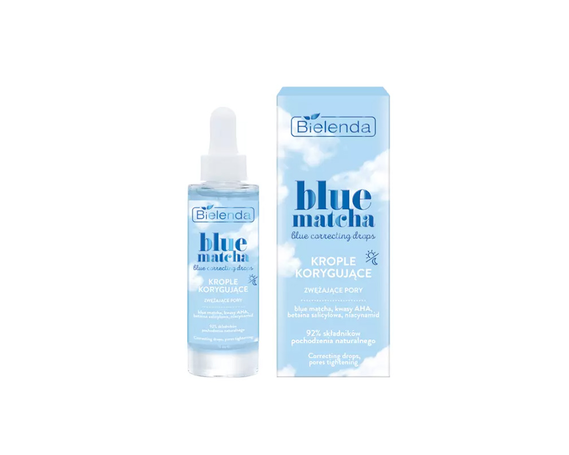 BLUE MATCHA Корректирующая сыворотка в каплях, сужающая поры Blue Correcting Drops
