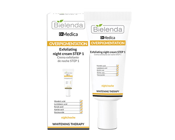 Отшелушивающий ночной крем ШАГ 1 DR MEDICA OVERPIGMENTATION купить в Минске купить в Беларуси