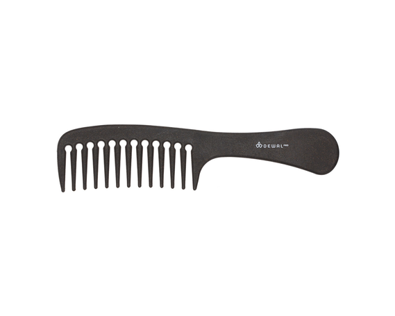 Гребень широкий ECOLOGY с ручкой в коричневом цвете купить в Минске