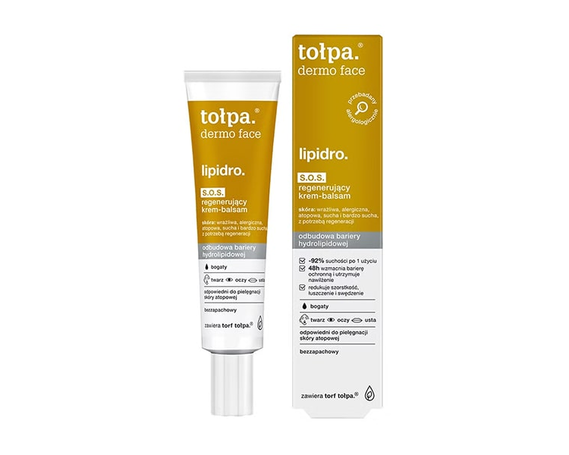 Регенерирующий крем S.O.S. TOLPA DERMO FACE LIPIDRO купить в Минске