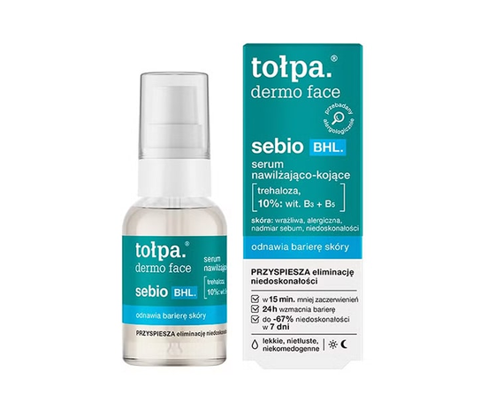 TOLPA DERMO FACE SEBIO BHL увлажняющая и успокаивающая сыворотка, 40 мл купить в Минске