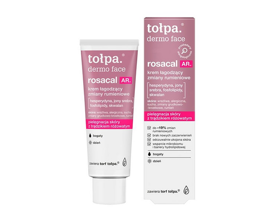 Успокаивающий крем от эритемы, насыщенный, дневной ROSACAL AR DERMO FACE TOLPA    купить в Минске