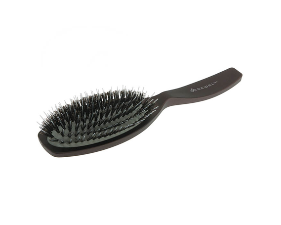 Щетка массажная COFFEE с натуральной  щетиной + нейлоновый штифт, 8 рядов купить в Минске