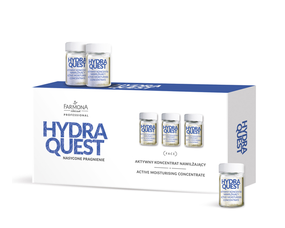 Активный увлажняющий концентрат для лица, шеи и декольте HYDRA QUEST купить в Минске