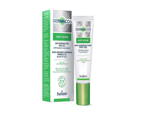 Устраняющий проблемы кожи гель точечного применения Dermacos Anti-Acne купить в Минске 