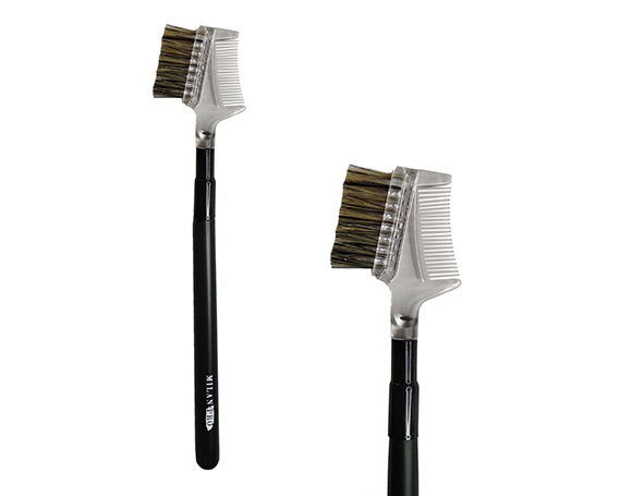 Комбинированная кисть для расчесывания бровей и ресниц 9N Milan PRO купить в Минске 