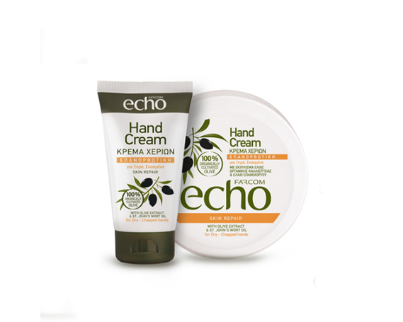 Восстанавливающий крем для очень сухой кожи рук с экстрактом оливы и лечебных трав FARCOM ECHO SKIN REPAIR купить в Минске