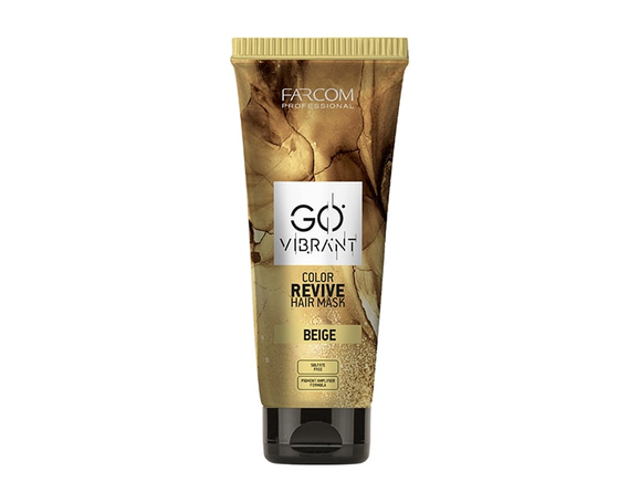 Маска для волос оттеночная Go Vibrant, тон бежевыйкупить в Минске