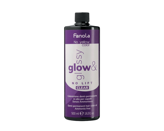 Деми-перманентный тонирующий краситель прозрачный Fanola Glow and Glossy Clear  купить в Минске купить в Беларуси