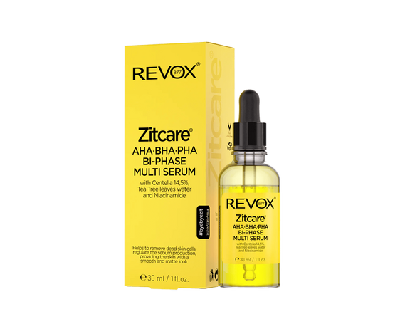 Двухфазная мульти-сыворотка для лица ZITCARE AHA.BHA.PHA. MULTI SERUM REVOX B77 купить в Минске купить в Беларуси