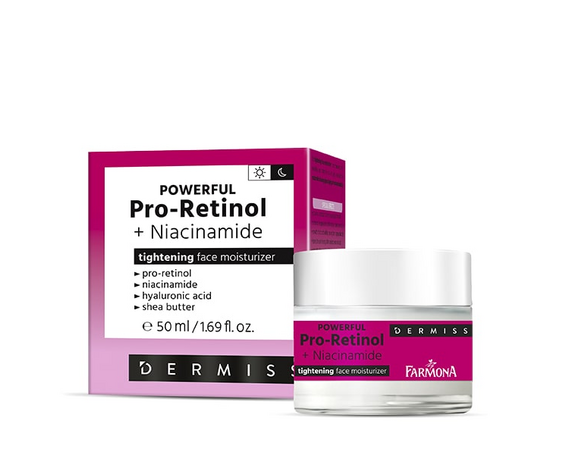 Увлажняющий крем для лица с про-ретинолом и ниацинамидом DERMISS купить в Минске 