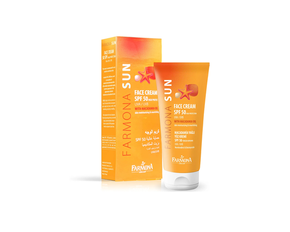 Крем для лица с маслом макадамии SPF50 Farmona Sun купить в Минске 